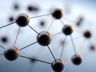 Dynamic molecular structure illustrating atomic connectivity and scientific intricacies celebrating innovation in chemical research and material science captured with clarity