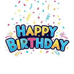 Fototapeta premium party, card, illustration, happy birthday, celebration, invitation, decoration, event, text, design, greeting, gift, abstract, balloon, anniversary, background, confetti, element, day, vector, happy,