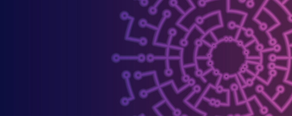 Abstract futuristic circuit board technology data concept nodern background