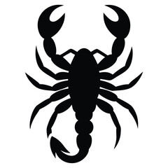 vector scorpion silhouette