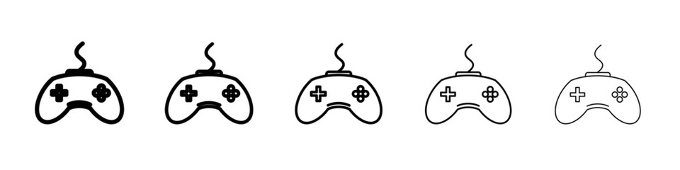 controller icon vector outline symbol or illustration © Muhtemel