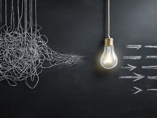 Chalkboard Idea Transformation: From Chaos to Clarity