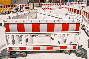 typical security barrier at a street