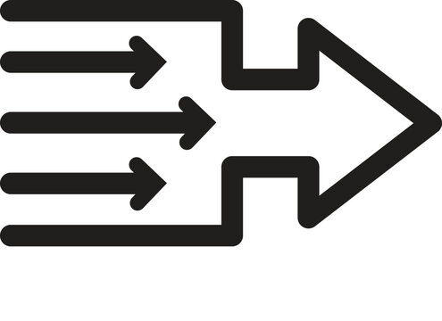 process reduction icon vector