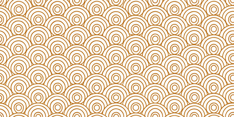 Geometric Gold Circle Pattern: A beautifully crafted gold circle pattern creates a seamless and elegant design, ideal for adding a touch of sophistication to backgrounds and design projects.