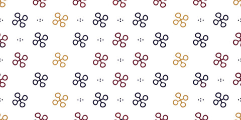 Drone-Like Pattern: A modern and artistic design, showcasing a symmetrical arrangement of drone-like shapes in a minimalist aesthetic.