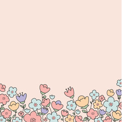 background with flowers