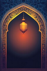 Ramadan Lantern Archway Design.
