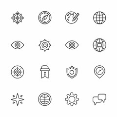 branding and brand identity icon set     