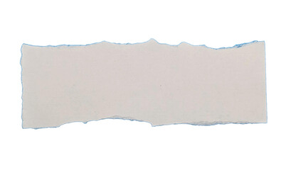 Paper different scraps, ripped page piece. White paper ripped message background.