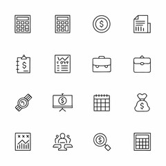 finance and accounting department icons          (1)