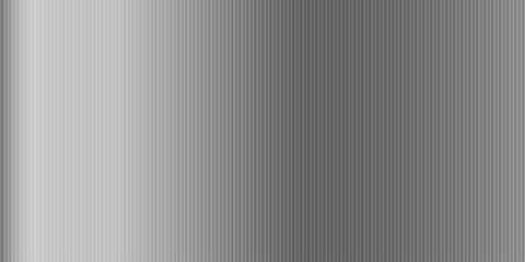 Fototapeta premium Premium ribbed glass stage with gradient corrugated light panel and vertical stripes. Frosted wavy polycarbonate and blurred acrylic backdrop form an embossed, minimal, modern surface design.