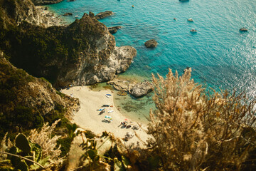 isolated cabin on the Calabrian coast