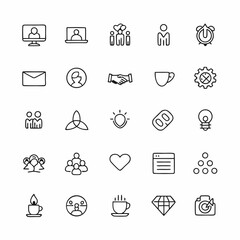 proxy server and ip masking icons                 (1)