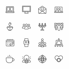 tablet and touchscreen gadget icons           