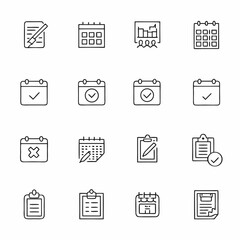 task manager and to do list icons                 