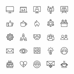 workspace monitor and multiple screens icon pack  