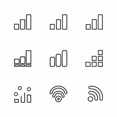 wi fi signal strength icons              
