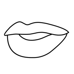 Vector icon lips