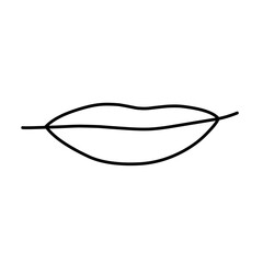 Vector icon lips