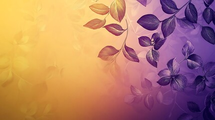 Autumn Leaves Gradient Background. (1)