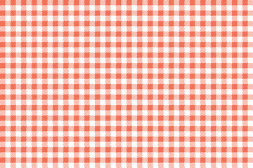 Coral and white color plaid pattern background. plaid pattern background. Seamless pattern.