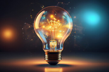 Generative Ai
Glowing idea bulb

