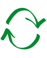 カラフルな手書き風矢印イラスト ベクター