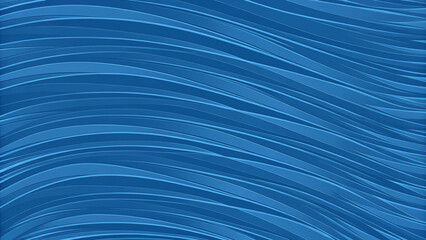 Abstract Blue Wavy Lines Background Design
