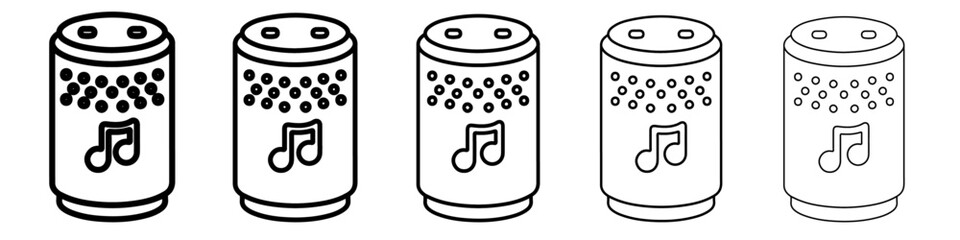 speaker icon vector outline symbol or illustration