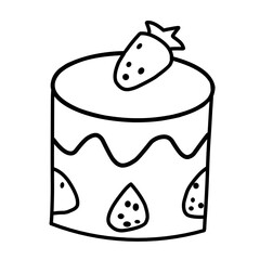 cake icon vector