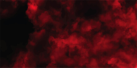 Red cloudscape atmosphere.smoky illustration liquid smoke rising.before rainstorm smoke exploding.Old vintage grunge pattern distressed bright purple paper .decorative pattern background.