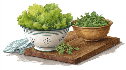 Explore the Vibrant World of Fresh Herbs and Leafy Greens: Elevate Your Culinary Skills with These Essential Ingredients for Healthy and Flavorful Meals