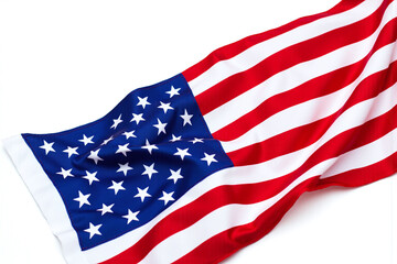 Obraz premium american flag on a white background11
