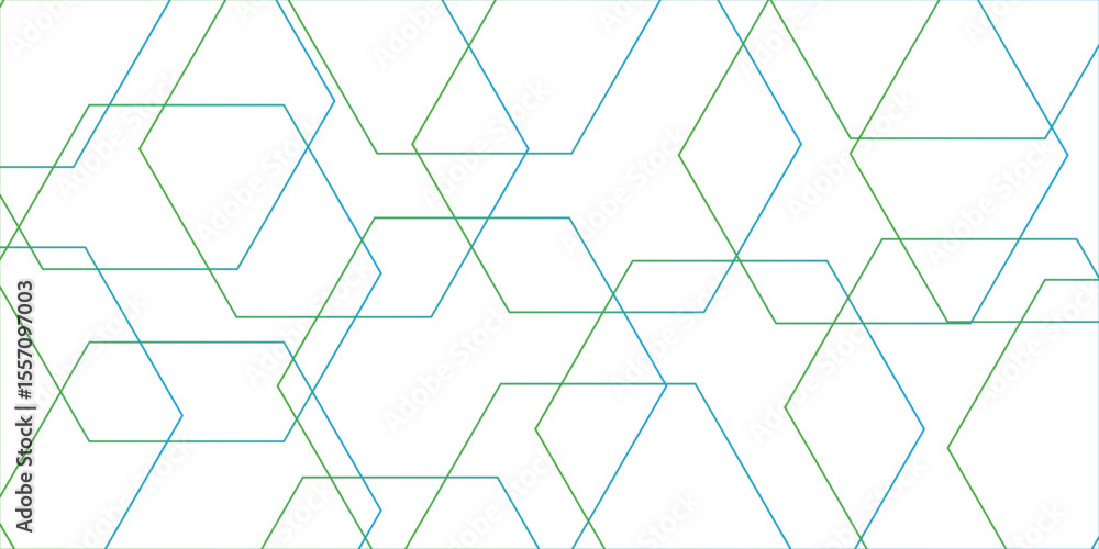Poster clean minimalistic, and futuristic abstract background with overlapping hexagonal shapes. digital ge