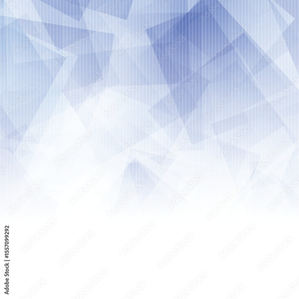 Poster abstract background with geometric shapes and vertical lines in blue isolated on transparent backgro