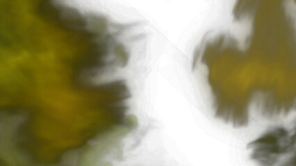 Mysterious golden smoke swirls elegantly against a dark background, creating an abstract and ethereal effect with flowing motion.