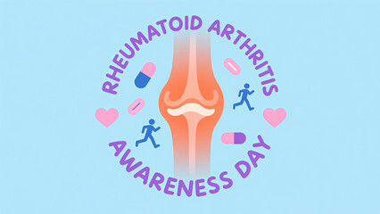 Knee joint and health elements, disease management methods, rehabilitation science popularization, used for rheumatoid joint summer promotion and health advice scenarios.