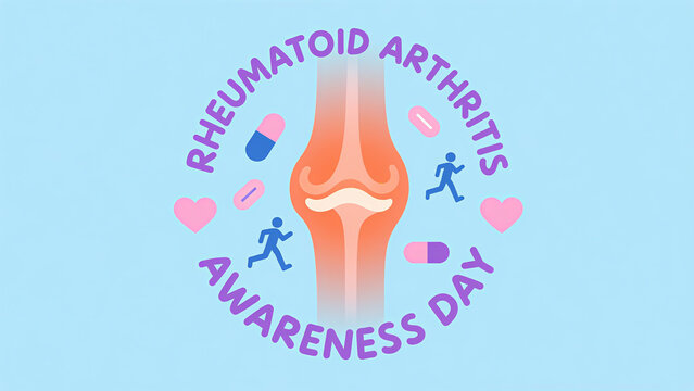 Knee joint and health elements, disease management methods, rehabilitation science popularization, used for rheumatoid joint summer promotion and health advice scenarios. - Powered by Adobe