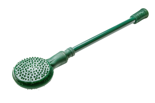 Green bath brush shower back scrubber long handle brush body wash applicator cleaning tool bathing