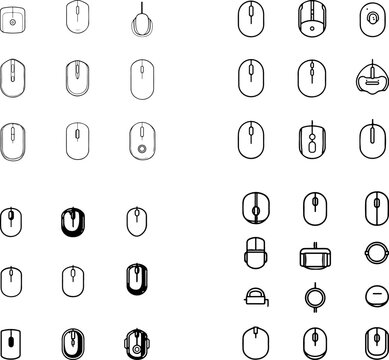 mouse icons pointer cursor mouse symbol computer mouse mouse button mouse pointer right-click left-click click icon mouse design mouse feature navigation drag and drop scroll wheel po