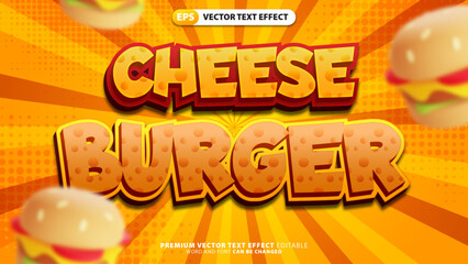 Cheese Burger Text Effect
