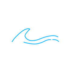  Line water wave