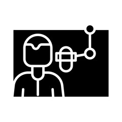 Radio Host Icon Design