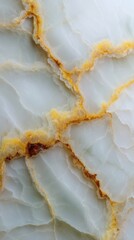 Translucent alabaster veins ripple like molten honey, invoking the spirit of Earth Day and the ethereal art of Kintsugi