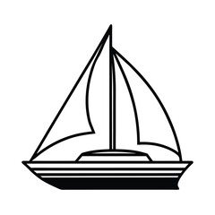 sailing ship vector illustration