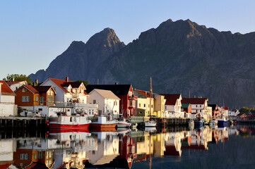 the Henningsvaer, Lofoten Islands, Norway