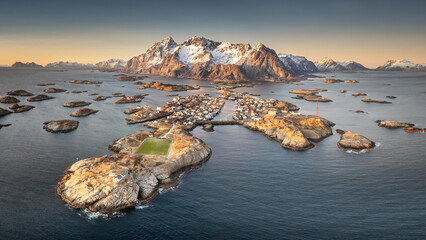 the Henningsvaer, Lofoten Islands, Norway © talel yakoubi