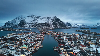 the Henningsvaer, Lofoten Islands, Norway