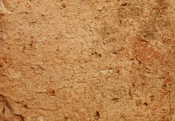 The rough texture of red brick and old cement that use for making outdoor floor or walkways.